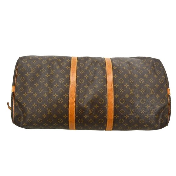LOUIS VUITTON MONOGRAM KEEPALL BANDOULIERE 60 DUFFLE BAG M41412 VI8901 NQ00810 - Picture 8 of 11